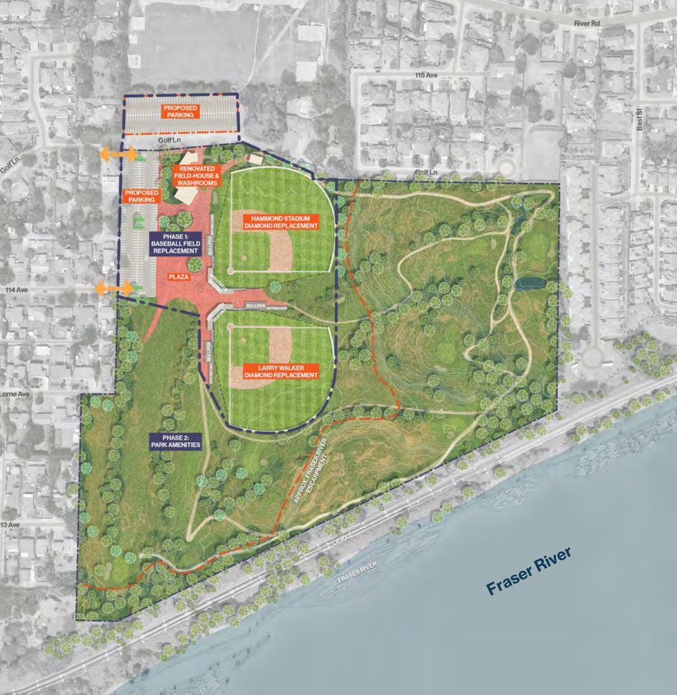 maple ridge golf course park transformation concept 2025 phase 1
