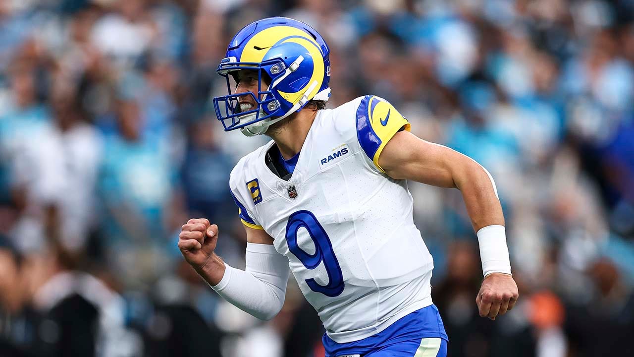 Matthew Stafford’s late heroics lift Rams past Panthers in NFL playoff opener