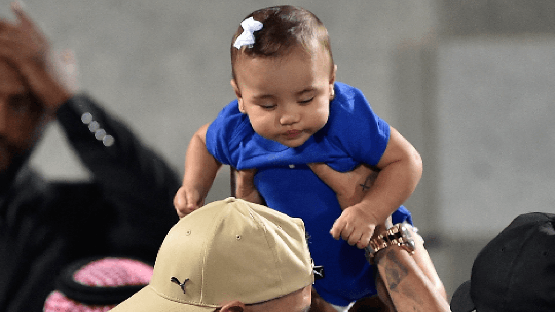 Neymar shares his cutest moment yet with his daughter