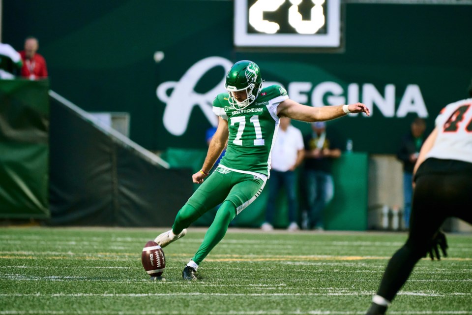 American kicker Michael Hughes re-signs with Saskatchewan Roughriders | 620 CKRM - The Voice of Saskatchewan