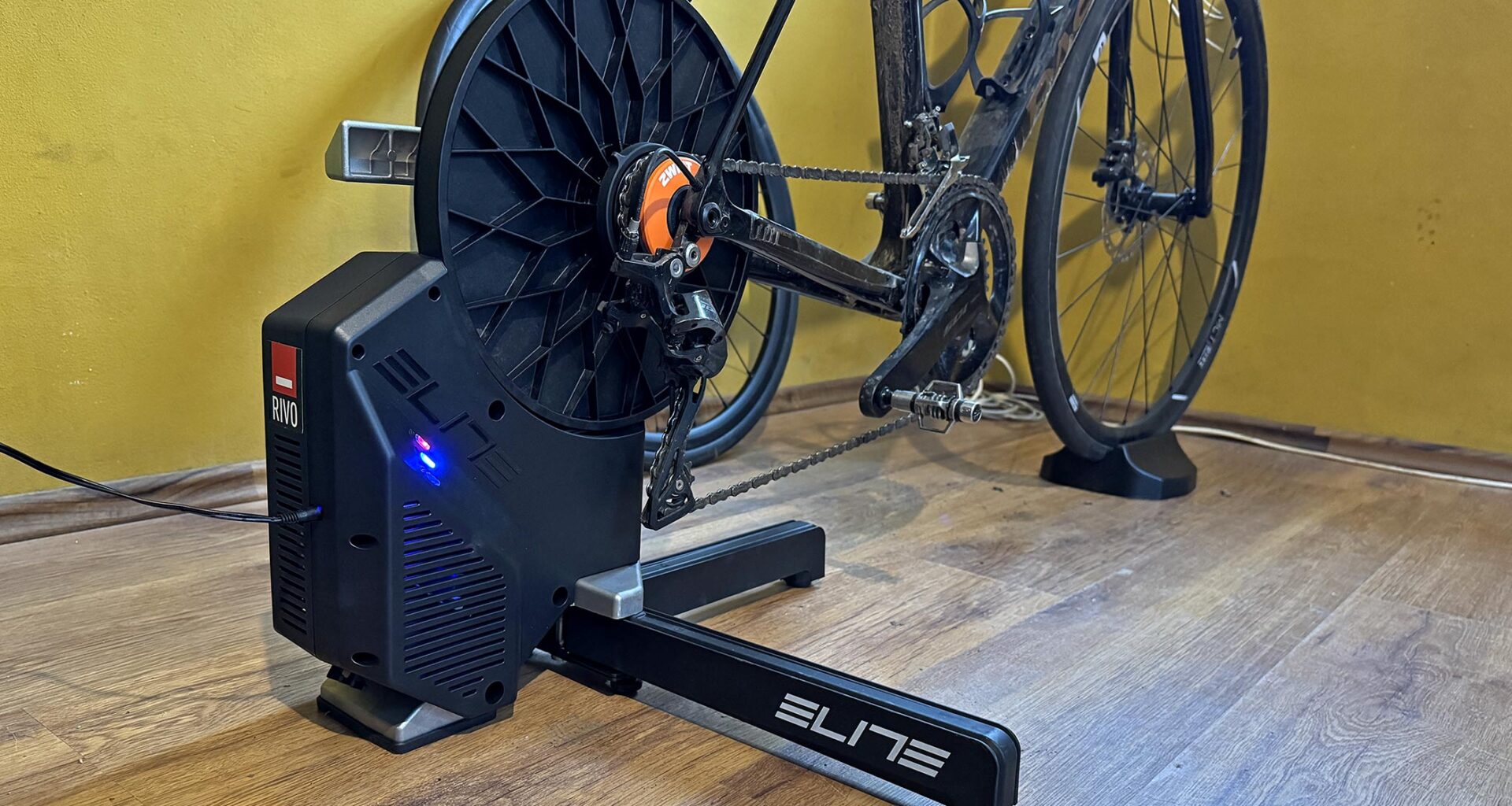 Elite Rivo is a more affordable interactive smart indoor cycling trainer, up close