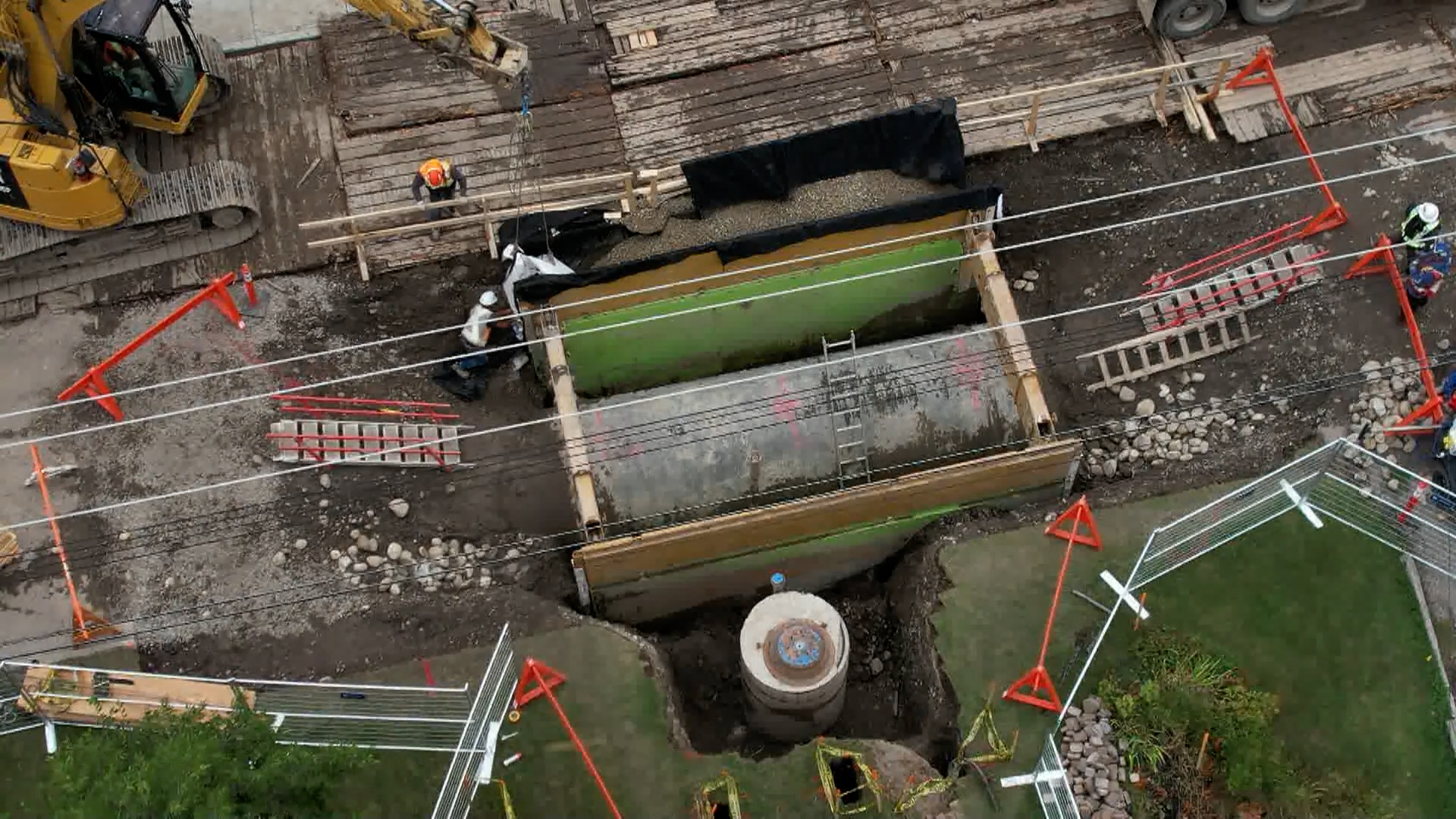 Click to play video: 'Work underway to twin Calgary feeder main that ruptured'