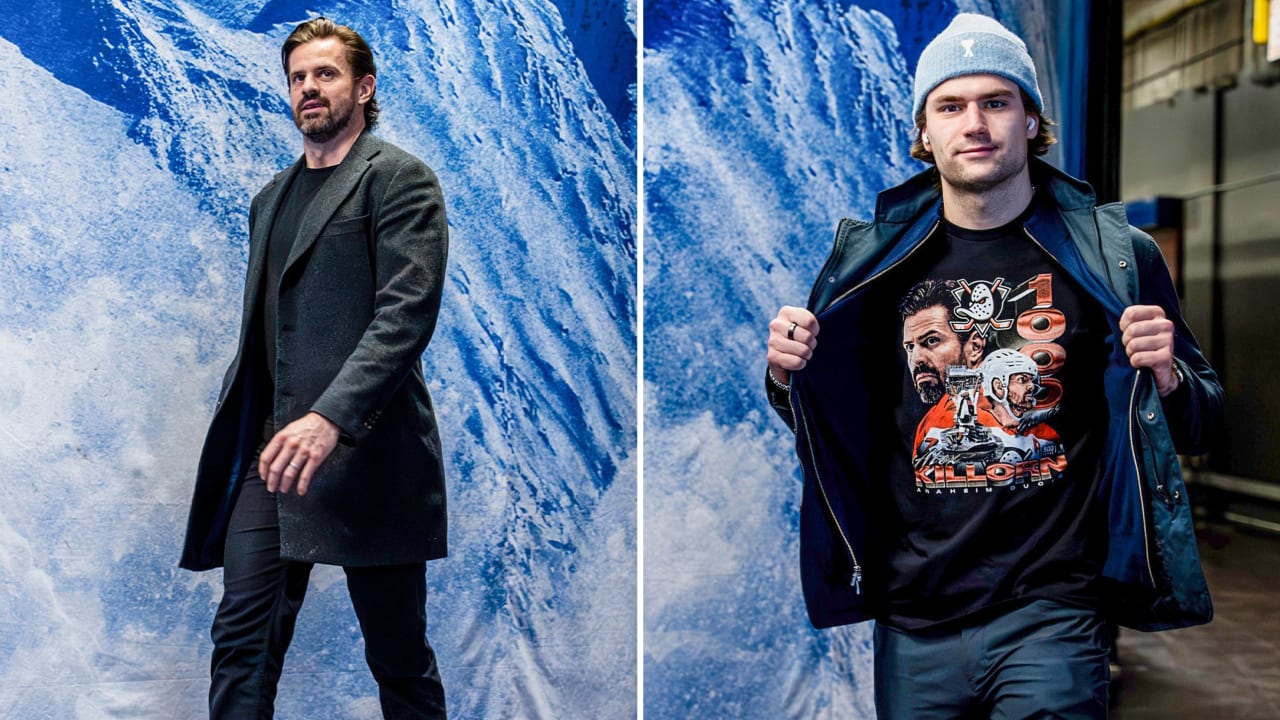 Ducks sport custom T-shirts to celebrate Killorn’s 1,000th NHL game