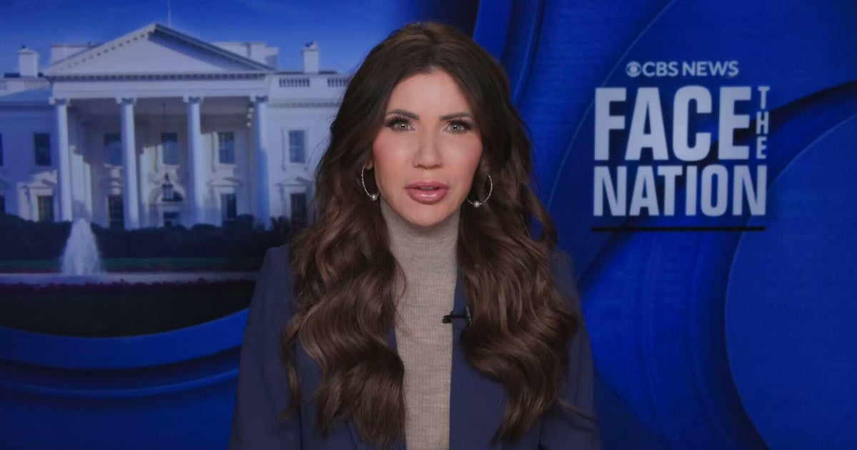 Transcript: Homeland Security Secretary Kristi Noem on "Face the Nation with Margaret Brennan," Jan. 18, 2026