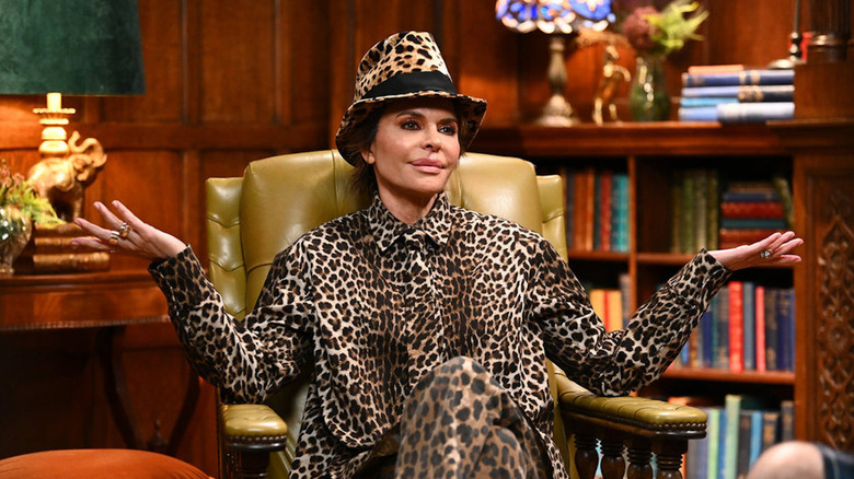 Lisa Rinna competes in The Traitors Season 4