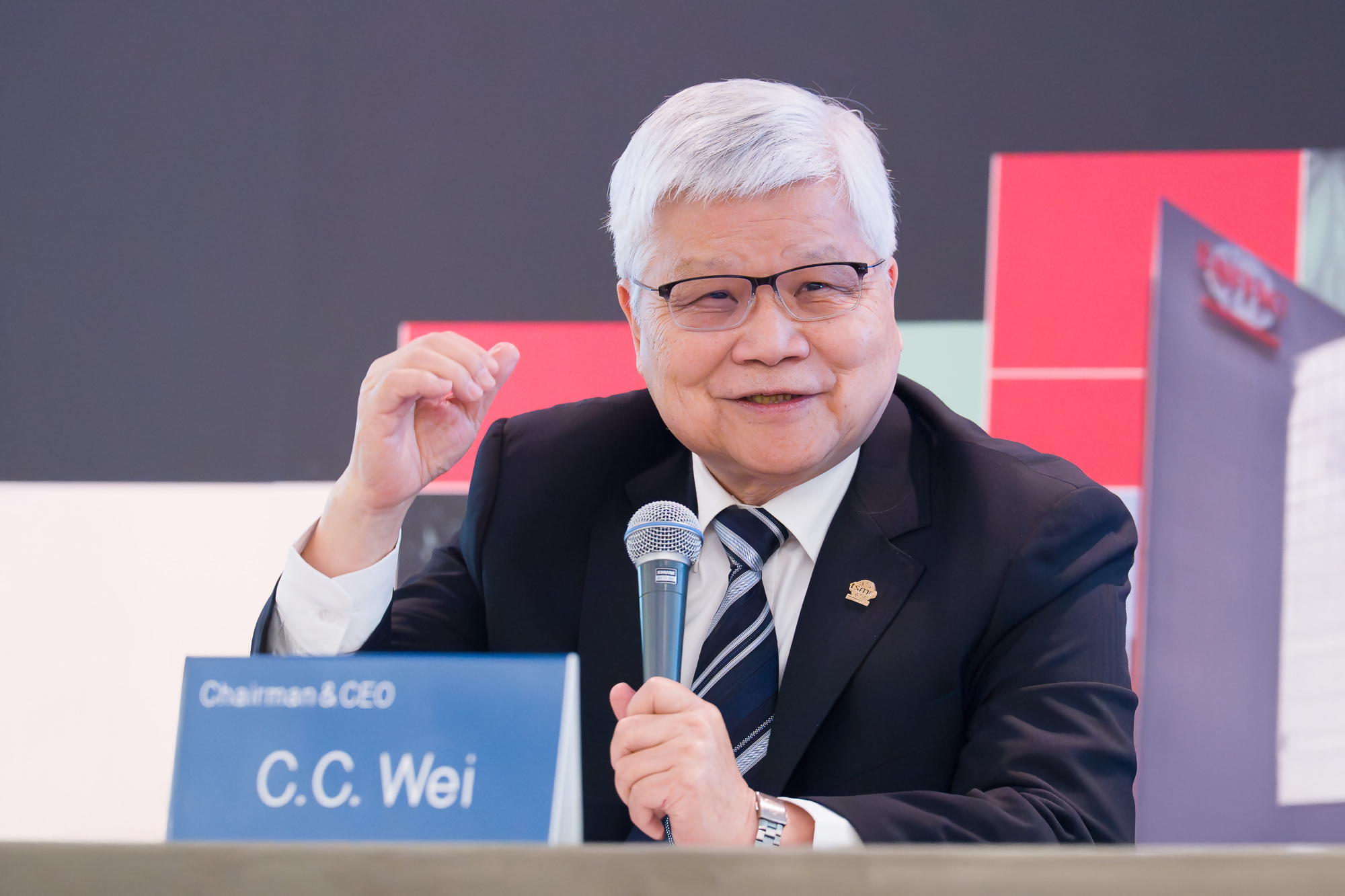 C.C. Wei, CEO of TSMC.