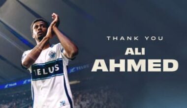 Vancouver Whitecaps FC transfer Ali Ahmed to English side Norwich City FC