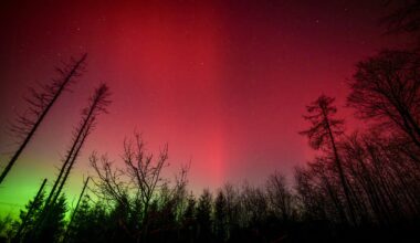 A major solar storm brought the aurora farther south than normal. But are we in for an encore for photographers tonight?