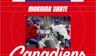 Lines and defense pairings at morning skate – Jan. 24 | Montréal Canadiens - NHL.com