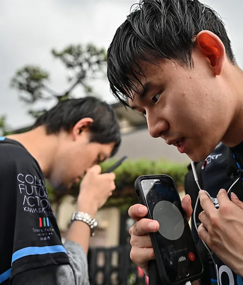 Getty Images A growing number of blind people are turning to AI to help them navigate the world around them (Credit: Getty Images)