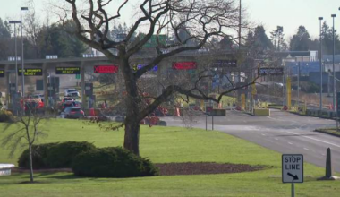 U.S. border crossings from Canada down 24 per cent as U.S. projected to lose billions - BC