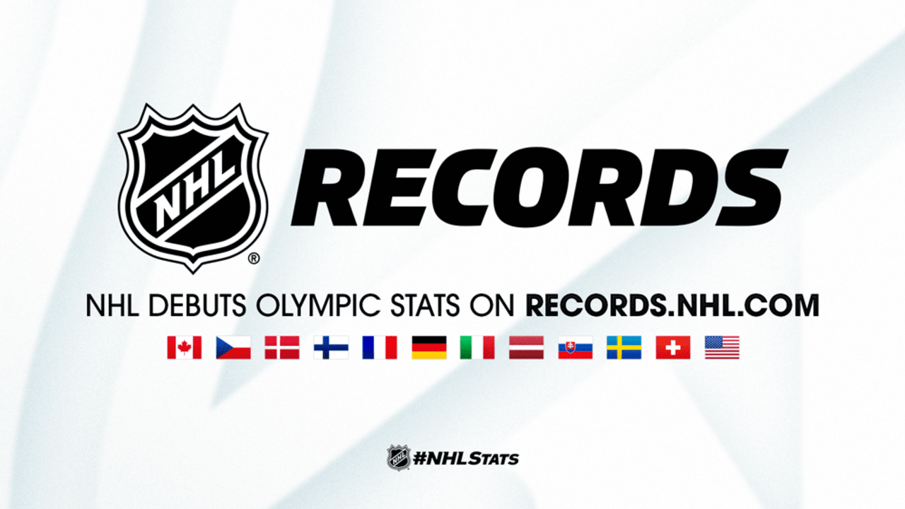 NHL debuts Olympic stats website on records.nhl.com