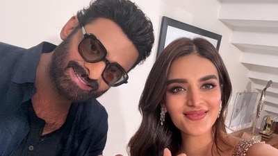 Prabhas and Nidhhi Agerwal starred together in The Raja Saab.