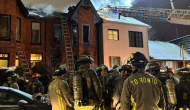 1 person injured after 3-alarm fire in Queen West neighbourhood