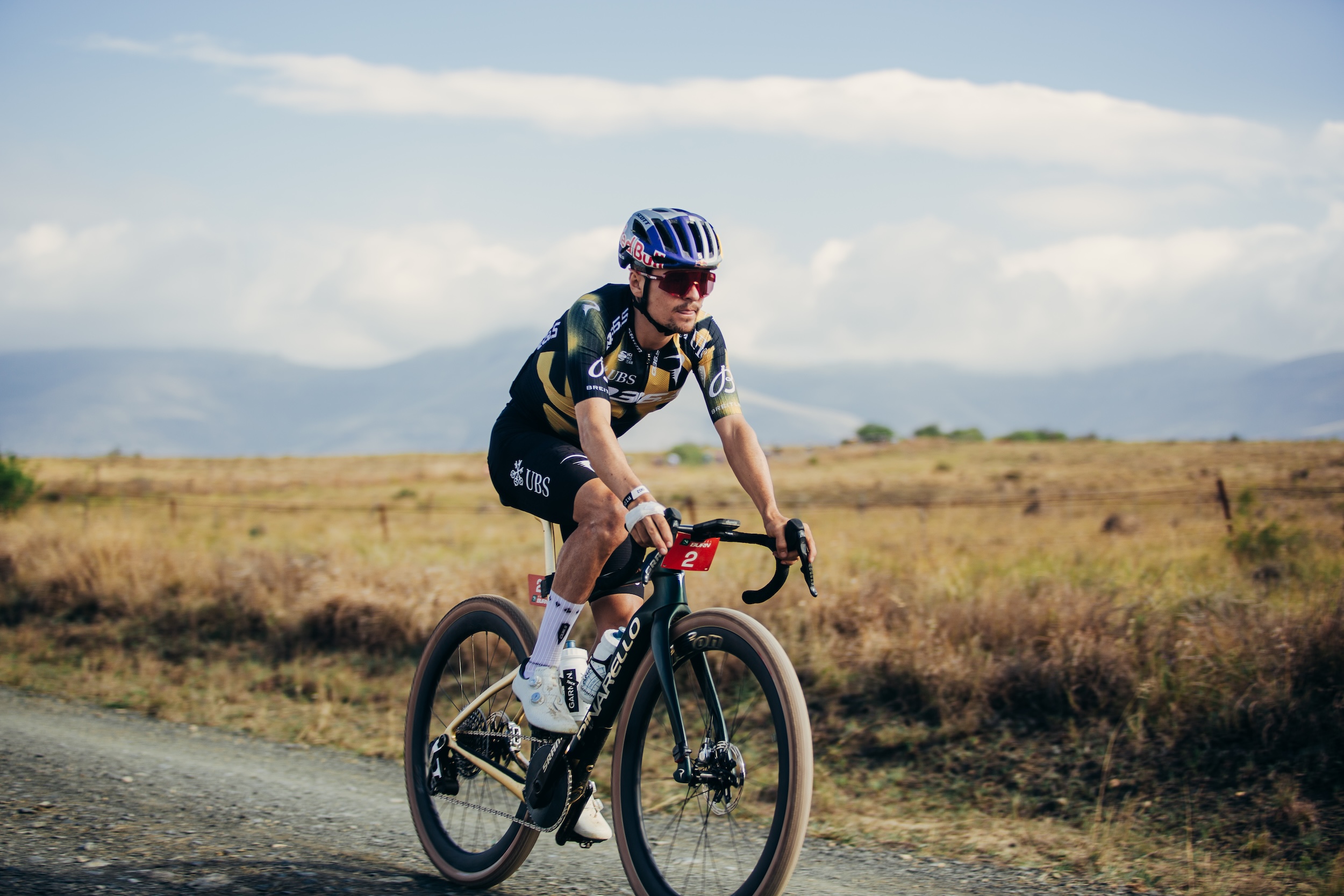Stage 5 winner Tom Pidcock rides on neutralized stage 6 at 2025 Nedbank Gravel Burn