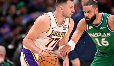 Lakers vs. Mavericks score, live updates: Luka Dončić, Los Angeles leading Dallas at halftime