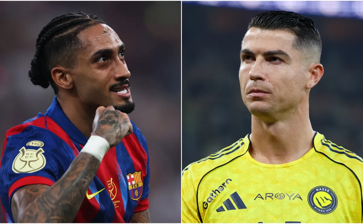 Raphinha matches Cristiano Ronaldo’s El Clásico win record faster as Barcelona claim Spanish Super Cup