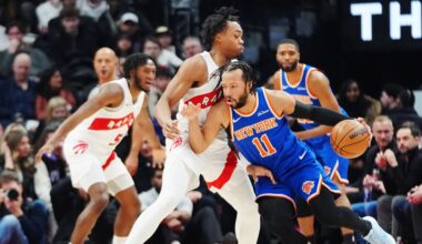 Raptors lose to Knicks after second-half collapse
