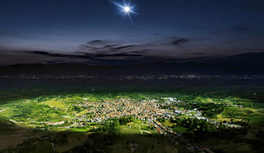 Mirrors in the sky could light up dark nights using reflected sunshine