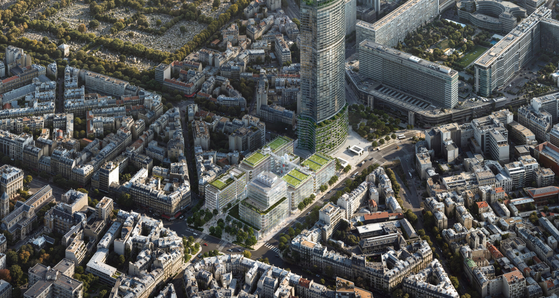 Gallery of Renzo Piano Building Workshop Redesigns Montparnasse Commercial Centre as a Pedestrian District - 1 - ArchDaily