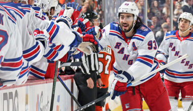 Zibanejad has hat trick, Rangers cruise past Flyers
