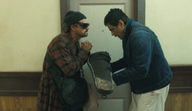 Leonardo DiCaprio and Benicio del Toro in One Battle After Another