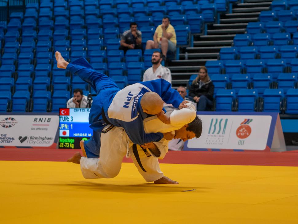 Richard Hall and British Blind Sport - Blind judo