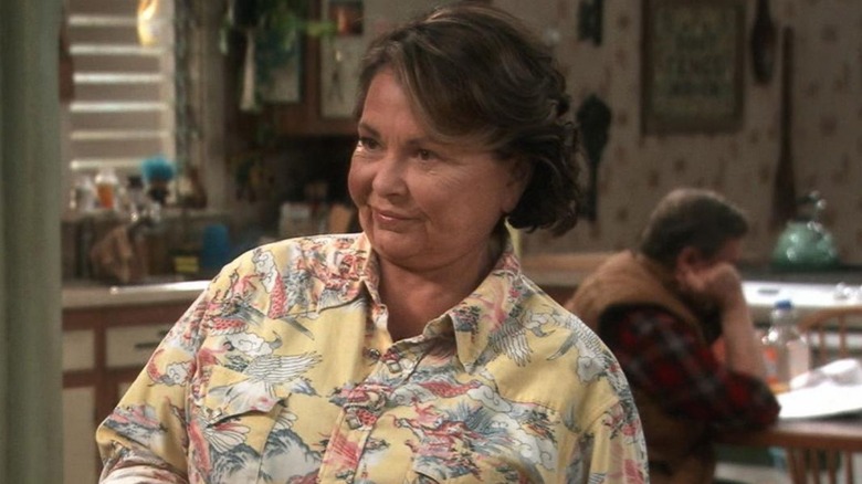 Roseanne Barr as Roseanne Conner on the revival of Roseanne