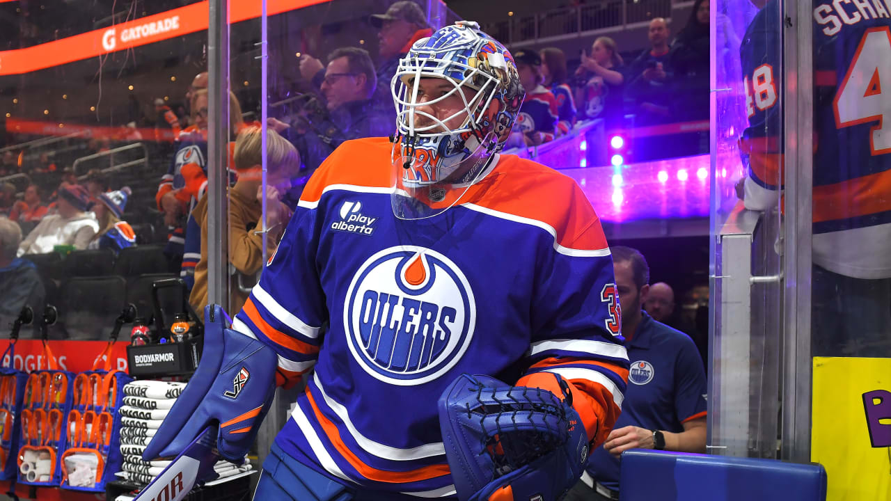 PROJECTED LINEUP: Jarry to make first Oilers home start against Devils