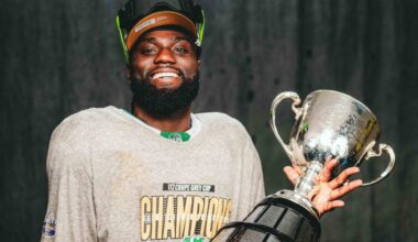 ‘The Alouettes couldn’t do it, but I’ll do it’: Riders’ Samuel Emilus plans to eat poutine out of Grey Cup in Montreal | GX94 Radio - Now That's Country!