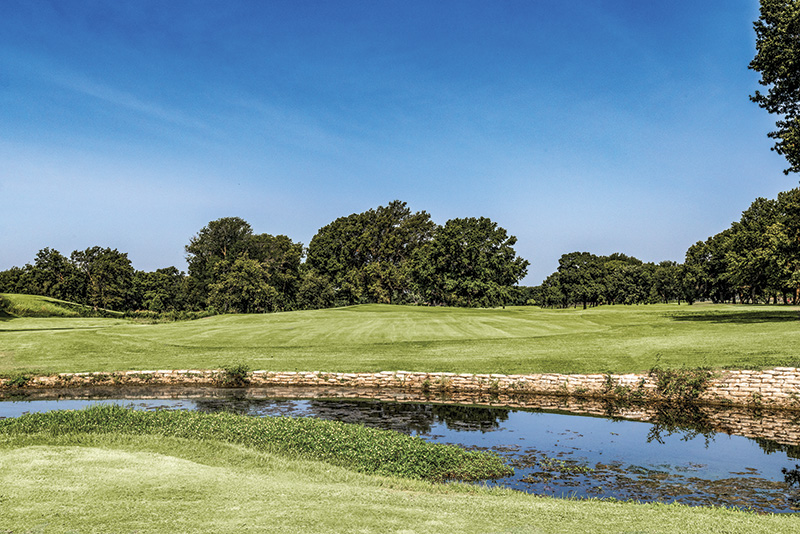 Aerial view of Ghost Creek golf course