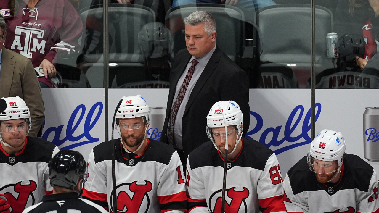 Devils' Sheldon Keefe on job security amid slump: 'Out of my hands'
