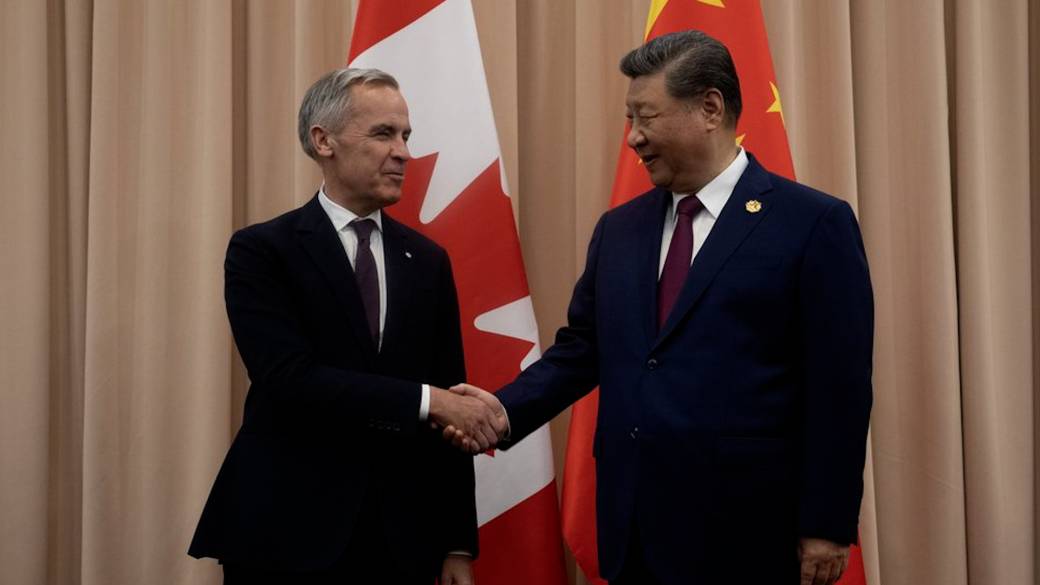 Click to play video: 'Carney meets Xi in China under ‘new foreign policy’'