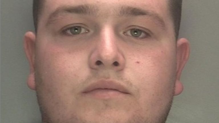 Jonny McDonald (pictured immediately above) and Brett Delaney were jailed for conspiracy to commit fraud. Pics: PA / Staffordshire Police