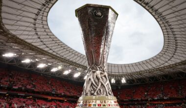 The Europa League trophy