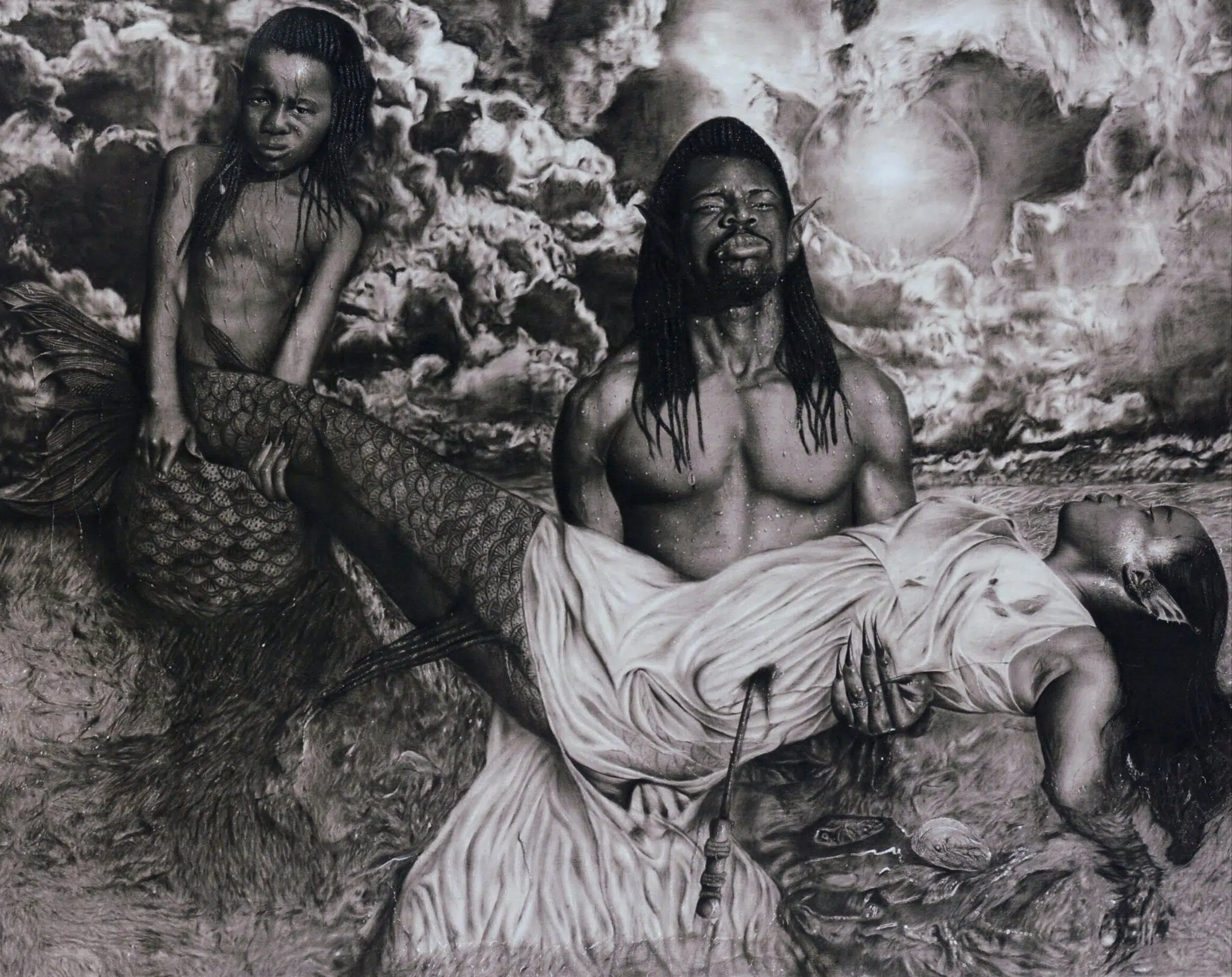 Hyperrealistic pencil drawing by Stanley Ejike Nwite