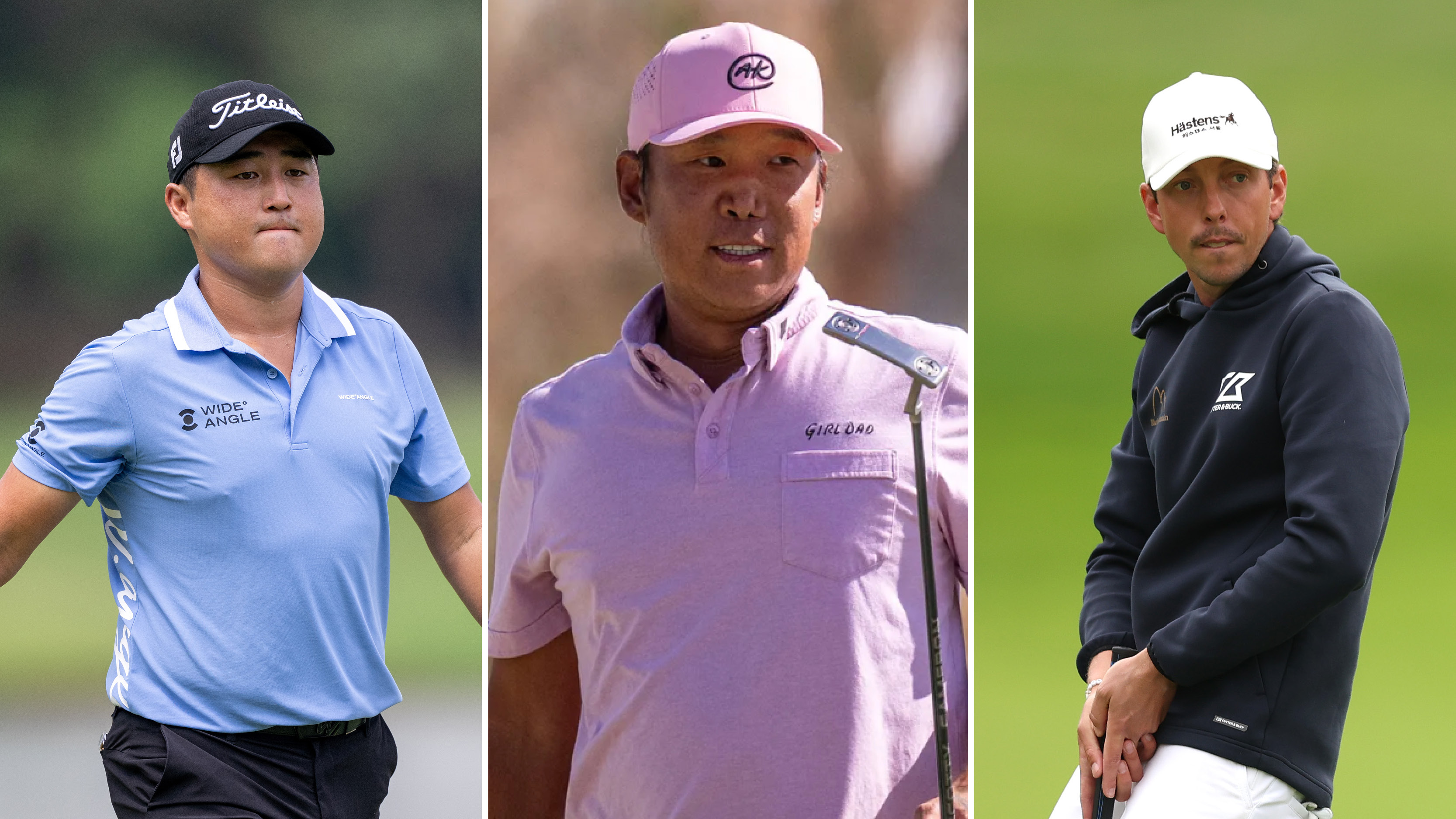 (L to R) Richard T. Lee, Anthony Kim, Bjorn Hellgren