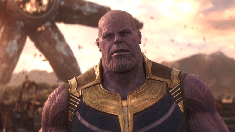 Thanos prepares for battle on Titan in 