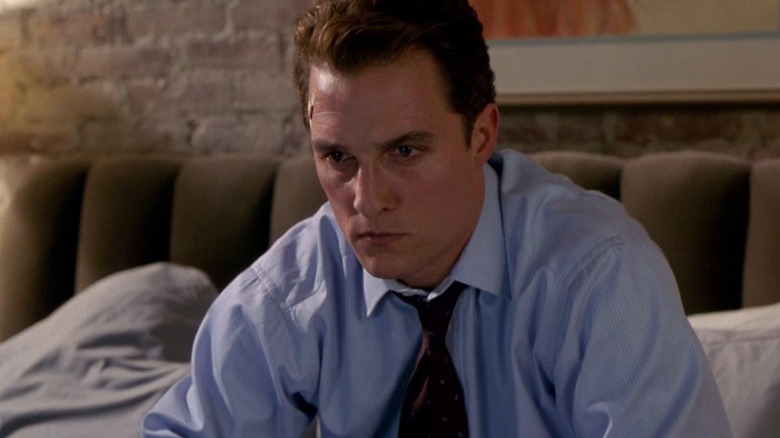 Troy looking guilty in 13 Conversations About One Thing