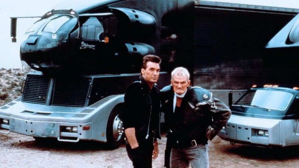 A promotional image for the TV show The Highwayman