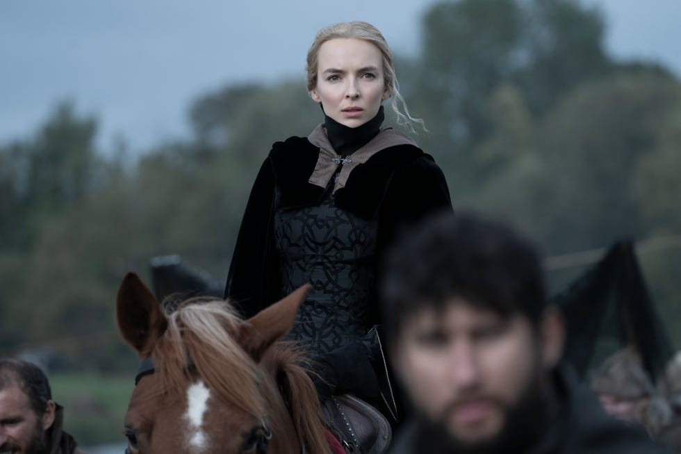 Jodie Comer as Marguerite de Carrouges in The Last Duel jodie comer as marguerite de carrouges in the last duel