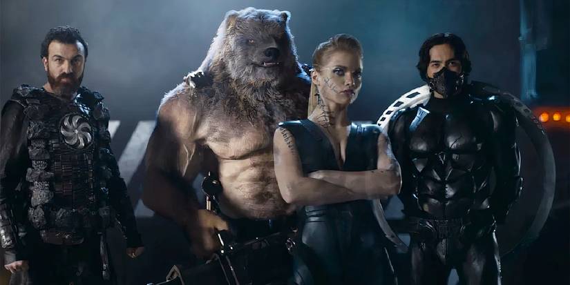 The team prepare for battle in Guardians (2017)