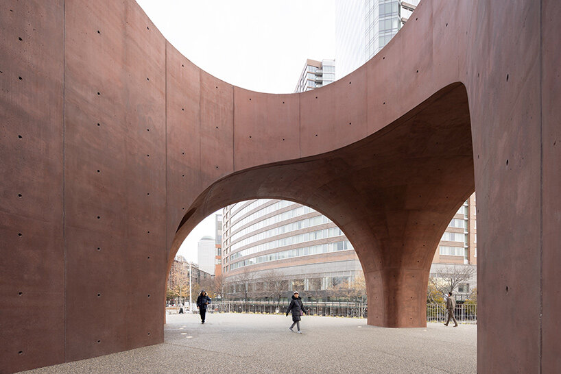 thomas phifer's arched wagner pavilion signals flood-resiliency for lower manhattan