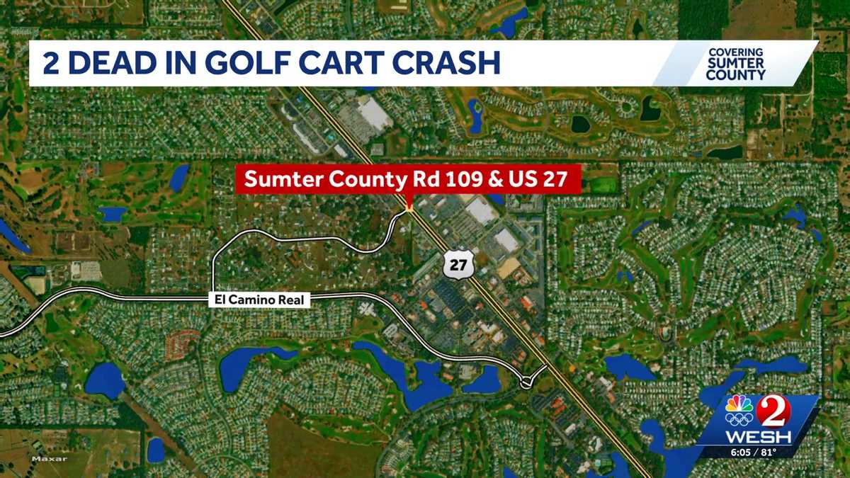 2 people die in golf cart crash in Sumter County Friday night