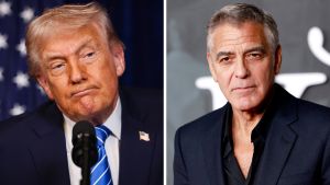 Donald Trump and George Clooney (Getty Images)