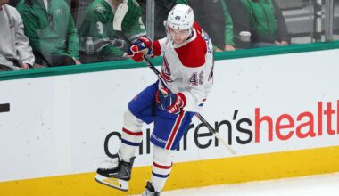Hutson scores late in OT, Canadiens hand Stars 5th straight loss