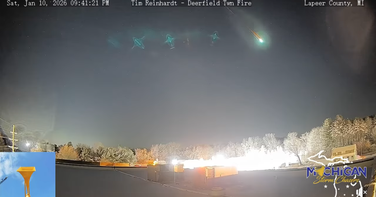 Fireball over Mid-Michigan seen throughout Midwest states