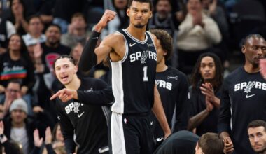 Spurs' Wembanyama doesn't expect to miss time after hyperextending knee in win over Knicks