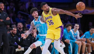 Lakers’ defensive issues prove costly again in loss to Hornets