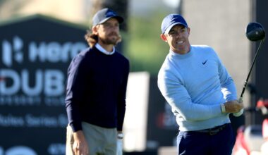 Rory McIlroy, Tommy Fleetwood both struggle to 73s in opening round of Dubai Desert Classic